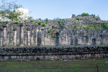 Chichen Itza Ruins, Grupo de la Mil Columnas, Tinum, Yucatan, Mexico