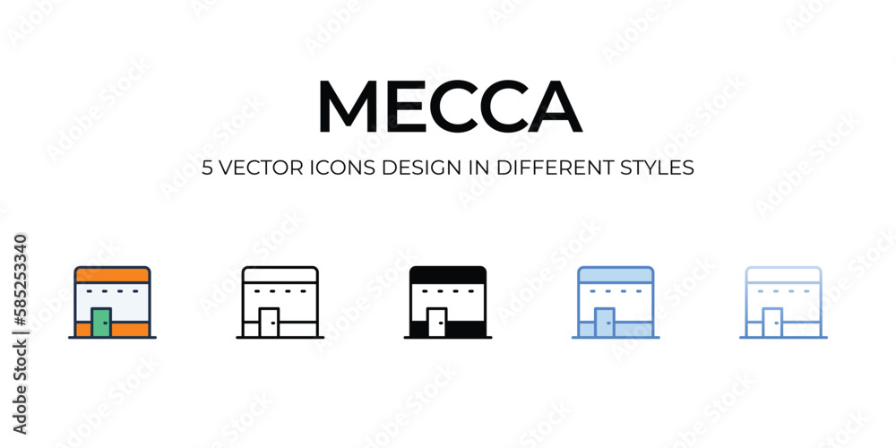 Meka Icon Mecca icon. Suitable for Web Page, Mobile App, UI, UX and GUI design ...
