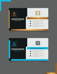 Modern business card template.