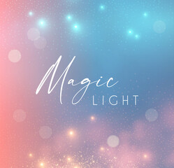 Wall Mural - Soft bokeh. Elegant vector light effect. Fluid color and blur trendy screen design