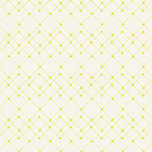 Yellow Small Dot And Line   White Abstract Background