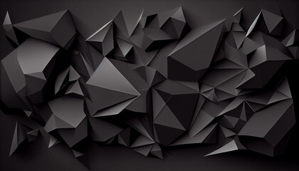 Wall Mural - Vector Modern polygon colorful low poly background Ai generated image