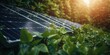Green energy in the midst of nature, generative ai