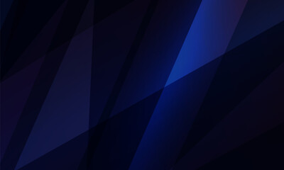 Dark blue modern abstract background with diagonal geometric shapes. Abstract vector dark blue background. Vector illustration