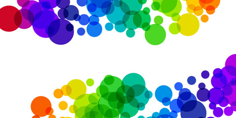 Wall Mural - rainbow splash vector illustration. horizontal background with copy space