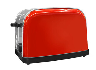 Wall Mural - Red bread toaster,