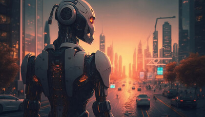 Poster - The smart machines of tomorrow are here today, as robotic technology and artificial intelligence continue to revolutionize the way we live, work, and do business. Generative AI