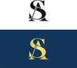 AS, SA, Letter Logo Alphabet Creative Initial