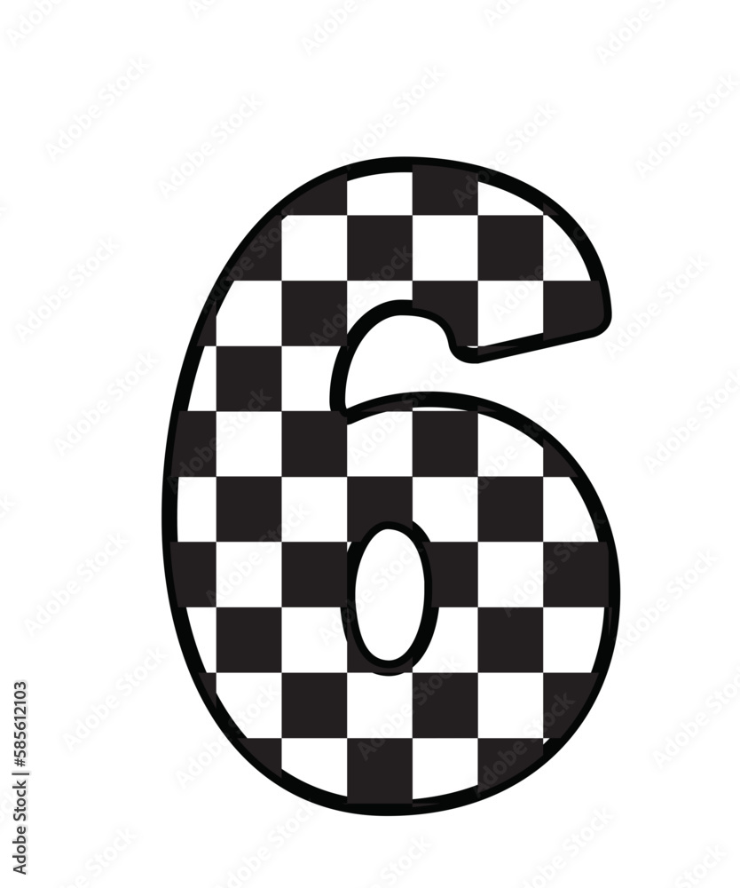 Vector de Stock Race Track Alphabet SVG,Road Numbers,Letters,Road ...