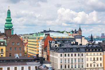 Canvas Print - Cityscape of Stockholm. Sweden