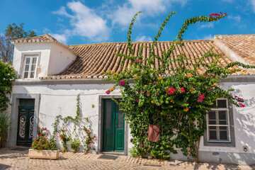 Wall Mural - Old Faro architecture. Algarve, Portugal