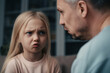 © Chappy - Child arguing with her Father, made with Generative AI