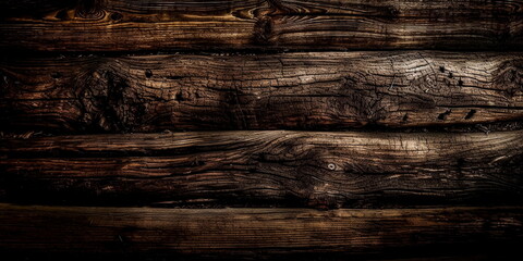 Wall Mural - Old wood texture with natural patterns as a background, close-up