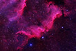 Beautiful purple space nebula. Elements of this image furnishing NASA.