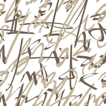 Creative and modern background with letters.	