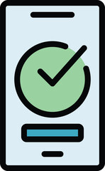 Poster - human resources smartphone icon. outline human resources smartphone vector icon for web design isola