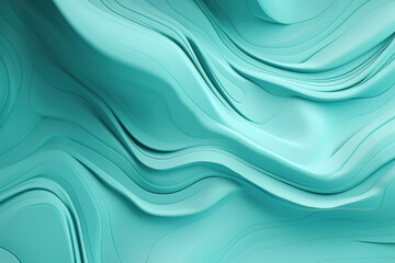 abstract turquoise waves