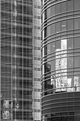 Poster - Exterior of modern architecture. Building abstract background