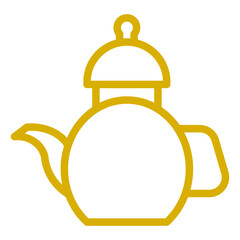 Sticker - Vector Design Tea Pot Icon Style