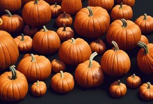 Pumpkin, Halloween Pumpkin, Carved Pumpkin, Generative AI