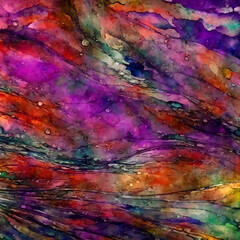 Wall Mural - Abstract digital watercolor texture background, Digital painted surface design, Designed with artificial intelligence, Generative AI