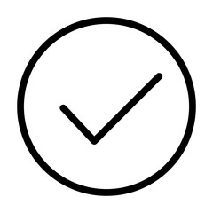 Poster - Simple round checkbox. Option. Vector.