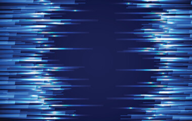 Fototapete - The luminous lines constitute the velocity sensing vector background