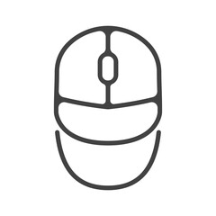 Poster - Computer mouse vector. Trendy modern computer mouse icon. Device for PC. Wireless mouse vector. Laptop mouse logo icon.