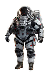 Wall Mural - Space suits isolated on white background.  Ai generated.