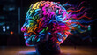 hologram colorful euphoria endorphin mind blow energy generative ai