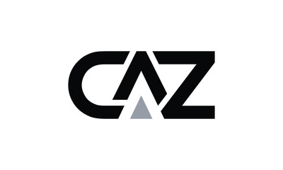Fototapete - CAZ Logo. Initial letter CAZ logo vector icon