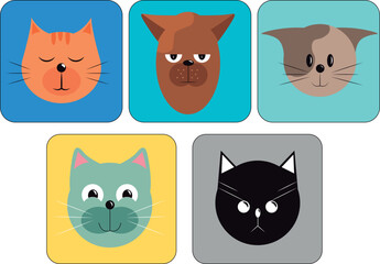 Naklejka na meble Cats