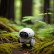 Mini Roboter im Wald