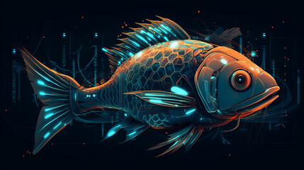 Poster - Cyber Fish Generative AI