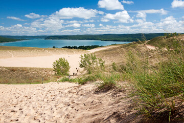 Sleeping Bear Dunes National Lakeshore Michigan Sand Dunes