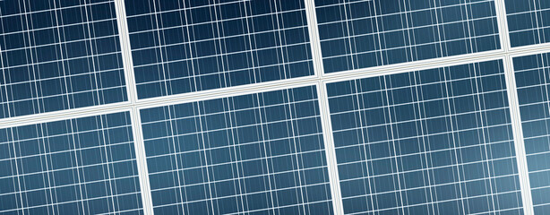 Wall Mural - solar panel from above - renewable energy concept