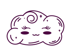 Sticker - cute cloud sky