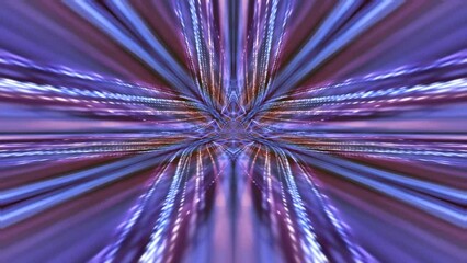 Abstract loop animation with colorful fractal pattern movements