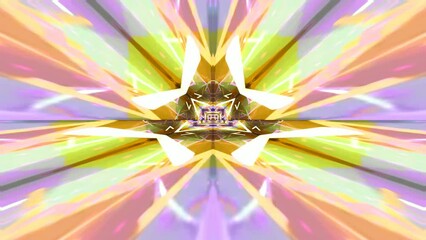 Abstract loop animation with colorful fractal pattern movements