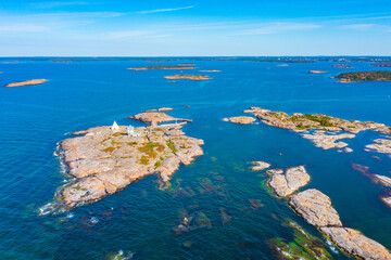 Sticker - Panorama view of Kobba Klintar pilot station at Aland islands in Finland