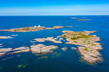 Sticker - Panorama view of Kobba Klintar pilot station at Aland islands in Finland