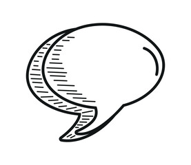 Sticker - speech bubble social media