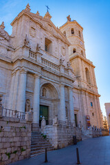 Wall Mural - View of the cathedral in Spanish town Valladolid