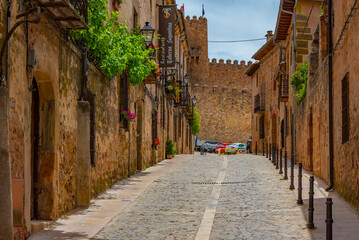 Wall Mural - Medieval street in the old town Of Siguenza, Spain