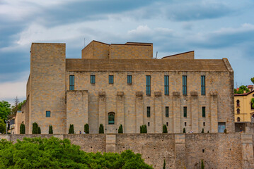 Canvas Print - Church of San Lorenzo in Pamplona, Spain