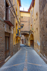 Wall Mural - Medieval street in Spanish town Tarazona