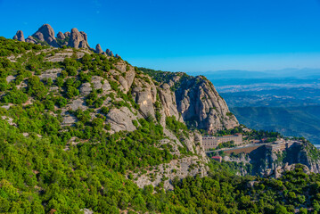 Wall Mural - Rock formations at Parc Natural de la Muntanya de Montserrat in Spain