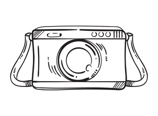 Poster - camera doodle icon