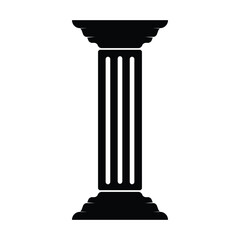 pillar icon vector design template illustration on white background