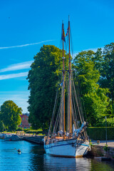 Wall Mural - Marina in Swedish town Halmstad